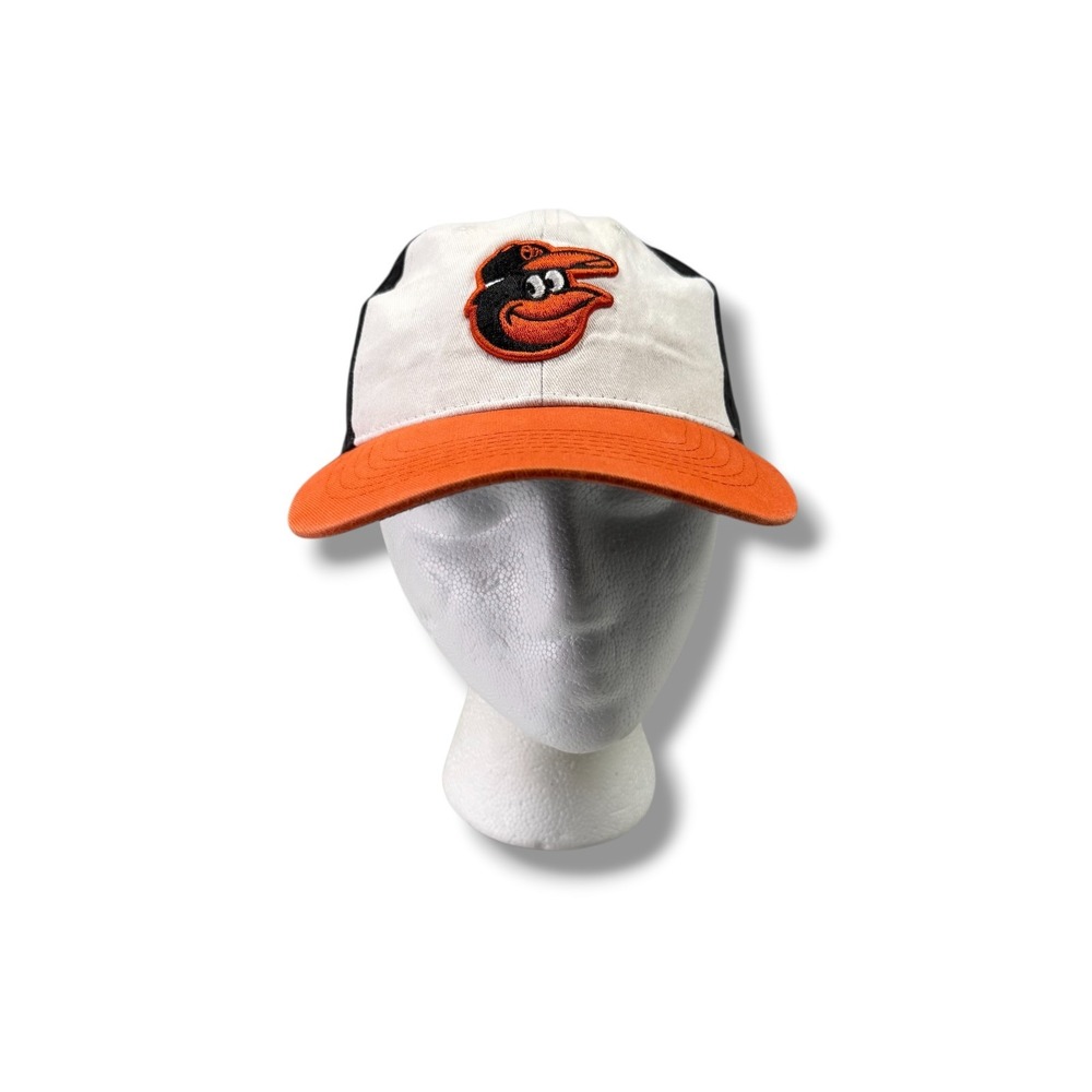 Melonwear Baltimore Orioles Hat Mens‎ Black White Orange MLB Baseball Cap Adjust